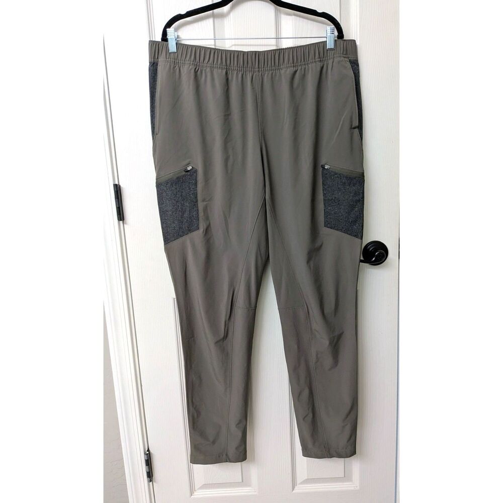 Eddie Bauer Lightweight Quick Dry Army Green Pull-on Hiking Pants | SZ XL